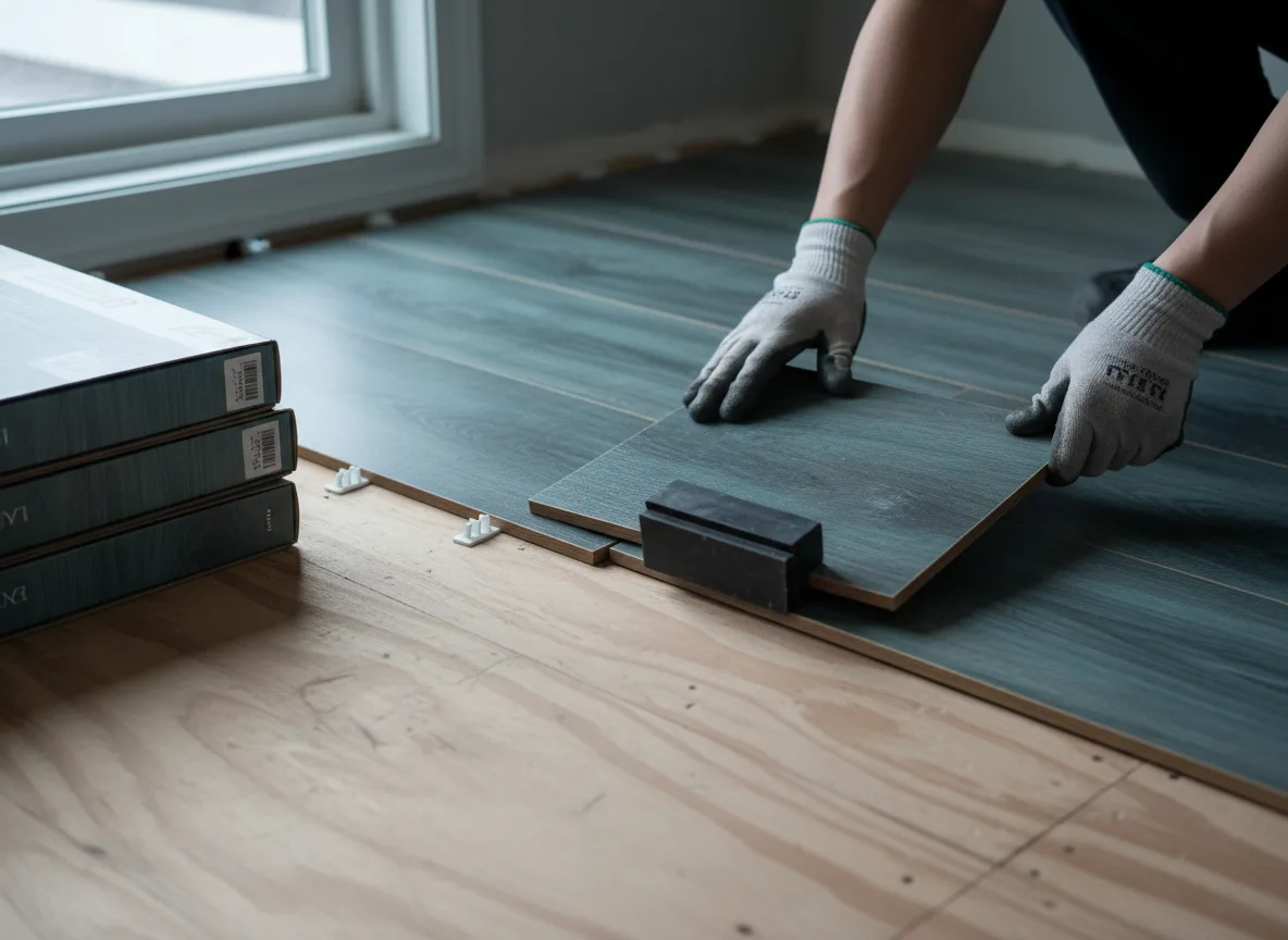 Luxury Vinyl Plank Installation company in New Era, MI